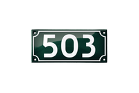 AMALIENBORG-TALONUMERO Emalikyltti