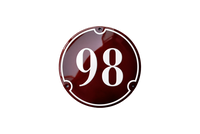 CHARLOTTENLUND-TALONUMERO Emalikyltti