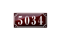 AMALIENBORG-TALONUMERO Emalikyltti