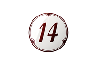 CHARLOTTENLUND-TALONUMERO Emalikyltti