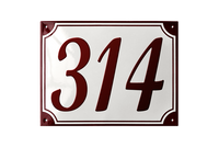 MARSELISBORG-TALONUMERO Emalikyltti