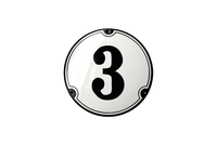 CHARLOTTENLUND-TALONUMERO Emalikyltti